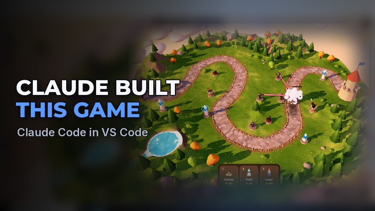 How to Use Claude Code in VS Code: Build an AMAZING 3D Game with Plan Mode!